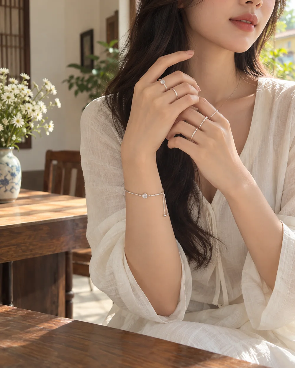Nhẫn Và Vòng Tay Bạc