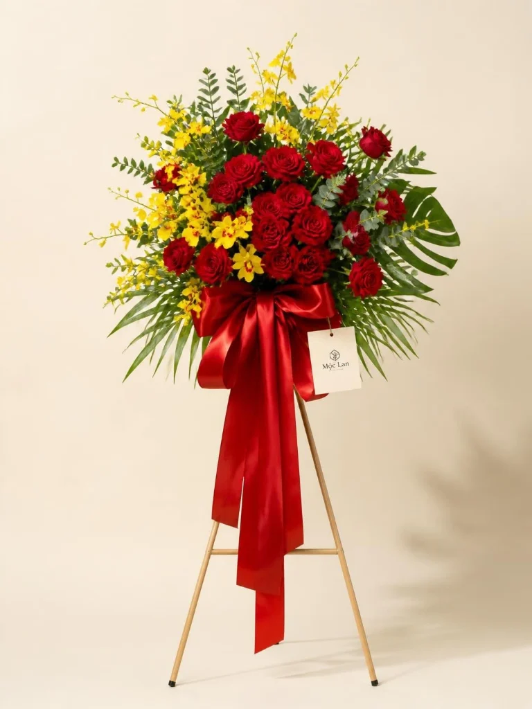 Kệ hoa khai trương 1 tầng Phát Đạt